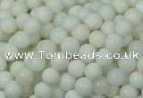 CAG705 15.5 inches 6mm round white agate gemstone beads wholesale