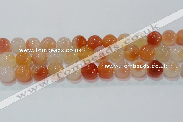 CAG7136 15.5 inches 16mm round red agate gemstone beads