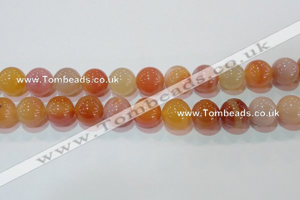 CAG7138 15.5 inches 20mm round red agate gemstone beads