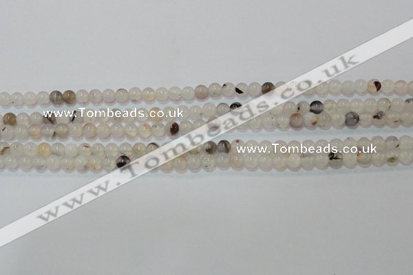 CAG7140 15.5 inches 4mm round Montana agate gemstone beads