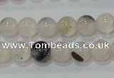 CAG7141 15.5 inches 6mm round Montana agate gemstone beads