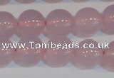 CAG7153 15.5 inches 12mm round pink agate gemstone beads