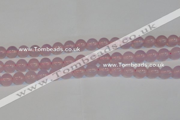 CAG7153 15.5 inches 12mm round pink agate gemstone beads