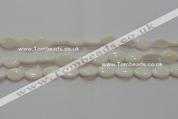 CAG7230 15.5 inches 13*18mm marquise white agate gemstone beads