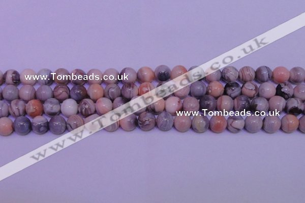 CAG7303 15.5 inches 10mm round red botswana agate gemstone beads