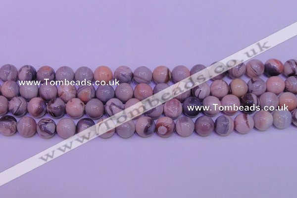 CAG7304 15.5 inches 12mm round red botswana agate gemstone beads