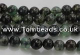 CAG7320 15.5 inches 4mm round dragon veins agate beads wholesale