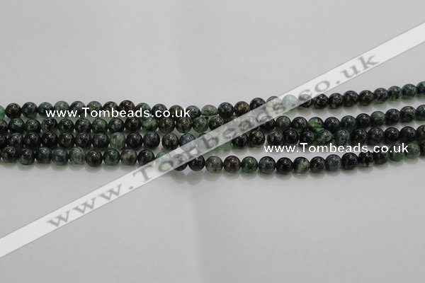 CAG7321 15.5 inches 6mm round dragon veins agate beads wholesale