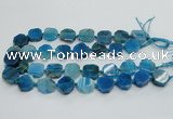 CAG7359 15.5 inches 18*20mm - 20*22mm octagonal dragon veins agate beads