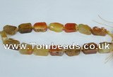 CAG7388 15.5 inches 15*20mm - 18*25mm freeform dragon veins agate beads