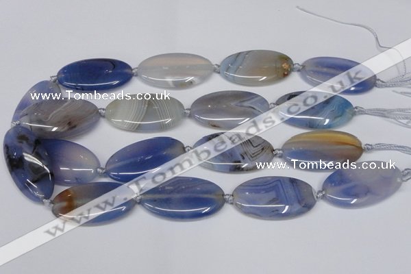 CAG7420 15.5 inches 20*38mm oval botswana agate beads