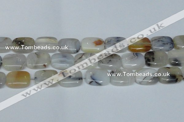 CAG7422 15.5 inches 15*20mm rectangle Montana agate beads