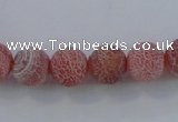 CAG7487 15.5 inches 6mm round frosted agate beads wholesale