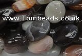 CAG757 15.5 inches 12*16mm faceted oval botswana agate beads