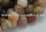 CAG765 15.5 inches 12mm round yellow agate gemstone beads wholesale