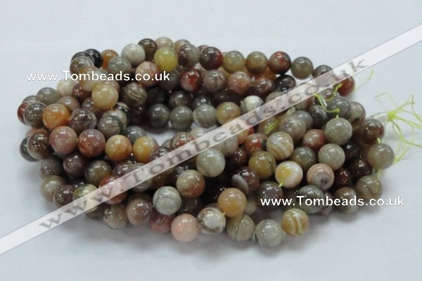 CAG766 15.5 inches 14mm round yellow agate gemstone beads wholesale