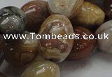 CAG774 15.5 inches 16*21mm rice yellow agate gemstone beads