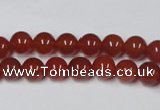 CAG7857 15.5 inches 6mm round red agate beads wholesale