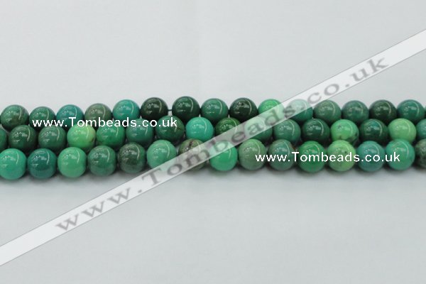 CAG7906 15.5 inches 12mm round grass agate beads wholesale