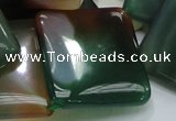 CAG805 15.5 inches 30*30mm diamond rainbow agate gemstone beads