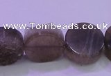 CAG8434 15.5 inches 18mm coin grey druzy agate gemstone beads