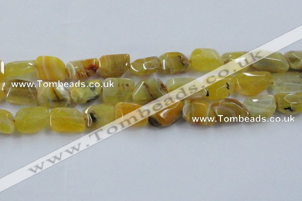 CAG8503 15.5 inches 15*20mm - 18*25mm freeform dragon veins agate beads