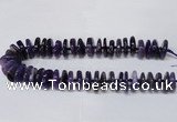 CAG8560 6*22mm - 10*26mm tyre dragon veins agate beads wholesale