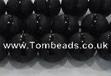 CAG8676 15.5 inches 8mm round matte tibetan agate gemstone beads