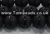CAG8677 15.5 inches 10mm round matte tibetan agate gemstone beads