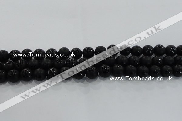 CAG8686 15.5 inches 8mm round matte tibetan agate gemstone beads