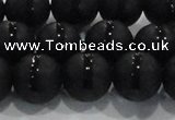 CAG8735 15.5 inches 14mm round matte tibetan agate gemstone beads