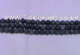 CAG8880 15.5 inches 4mm round matte moss agate beads
