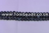 CAG8884 15.5 inches 12mm round matte moss agate beads