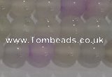 CAG8931 15.5 inches 6mm round matte colorful agate beads wholesale