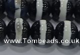CAG9135 15.5 inches 12mm round tibetan agate beads wholesale