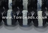 CAG9136 15.5 inches 14mm round tibetan agate beads wholesale