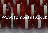 CAG9143 15.5 inches 12mm round tibetan agate beads wholesale