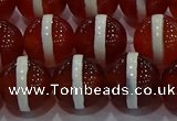 CAG9144 15.5 inches 14mm round tibetan agate beads wholesale