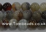 CAG9149 15.5 inches 8mm round line agate beads wholesale