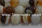 CAG9157 15.5 inches 10mm round line agate beads wholesale