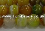 CAG9167 15.5 inches 14mm round line agate beads wholesale