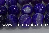 CAG9172 15.5 inches 10mm round line agate beads wholesale