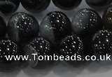 CAG9189 15.5 inches 14mm round line agate beads wholesale