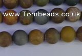 CAG9281 15.5 inches 6mm round matte ocean jasper beads wholesale