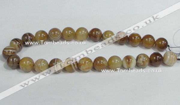 CAG941 16 inches 16mm round madagascar agate gemstone beads