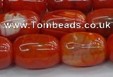 CAG9544 15.5 inches 13*18mm drum dragon veins agate beads