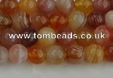 CAG9561 15.5 inches 6mm round red botswana agate gemstone beads