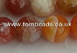 CAG9565 15.5 inches 14mm round red botswana agate gemstone beads