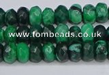 CAG9595 15.5 inches 5*8mm faceted rondelle crazy lace agate beads