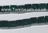 CAG961 15.5 inches 8*8mm cube green agate gemstone beads wholesale